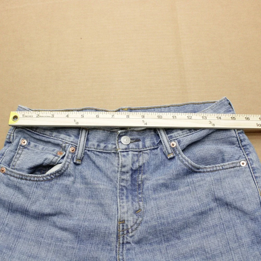 Levis 527 Jeans Mens Sz 32x30 Medium Wash Denim Slim Bootcut Mid Rise Grunge Y2K